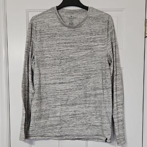 American Eagle Outfitters Heathered Gray Long Sleeve Tee